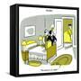 Hazel Cartoon-Ted Key-Framed Stretched Canvas