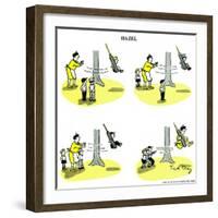 Hazel Cartoon-Ted Key-Framed Giclee Print