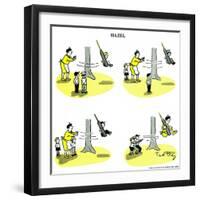 Hazel Cartoon-Ted Key-Framed Giclee Print