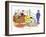 Hazel Cartoon-Ted Key-Framed Giclee Print