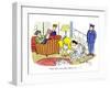 Hazel Cartoon-Ted Key-Framed Giclee Print