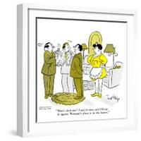 Hazel Cartoon-Ted Key-Framed Giclee Print