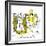 Hazel Cartoon-Ted Key-Framed Giclee Print