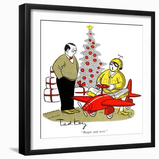 Hazel Cartoon-Ted Key-Framed Giclee Print