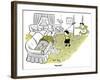 Hazel Cartoon-Ted Key-Framed Giclee Print