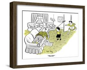 Hazel Cartoon-Ted Key-Framed Giclee Print