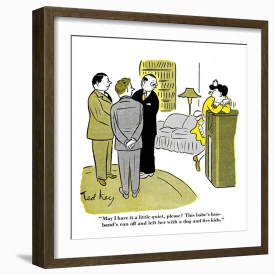 Hazel Cartoon-Ted Key-Framed Giclee Print