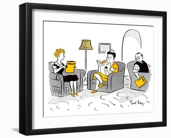 Hazel Cartoon-Ted Key-Framed Giclee Print