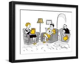 Hazel Cartoon-Ted Key-Framed Giclee Print