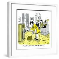 Hazel Cartoon-Ted Key-Framed Giclee Print