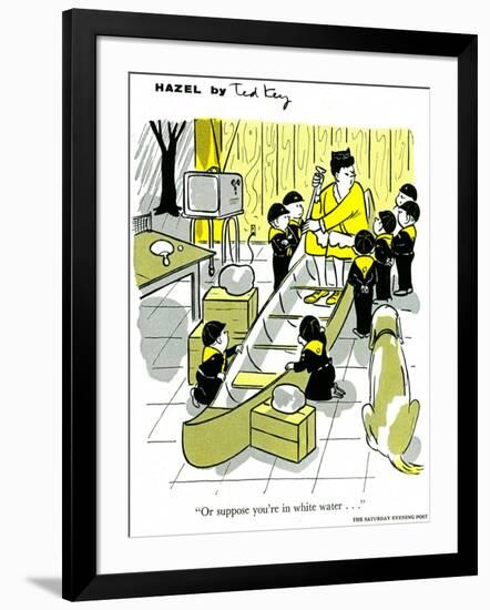 Hazel Cartoon-Ted Key-Framed Giclee Print