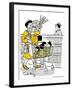 Hazel Cartoon-Ted Key-Framed Giclee Print