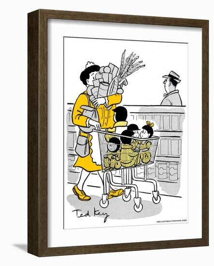 Hazel Cartoon-Ted Key-Framed Giclee Print