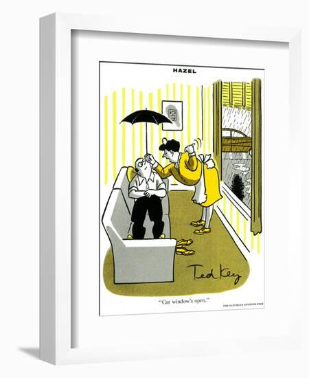 Hazel Cartoon-Ted Key-Framed Giclee Print