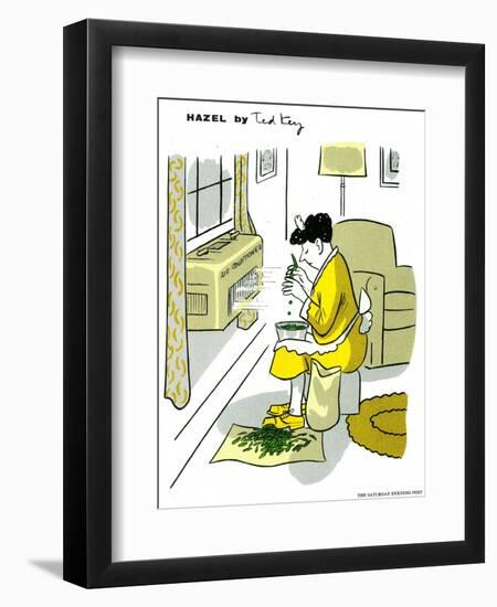 Hazel Cartoon-Ted Key-Framed Giclee Print