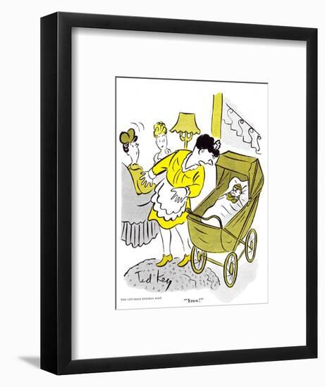 Hazel Cartoon-Ted Key-Framed Giclee Print