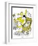 Hazel Cartoon-Ted Key-Framed Giclee Print