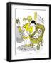 Hazel Cartoon-Ted Key-Framed Giclee Print