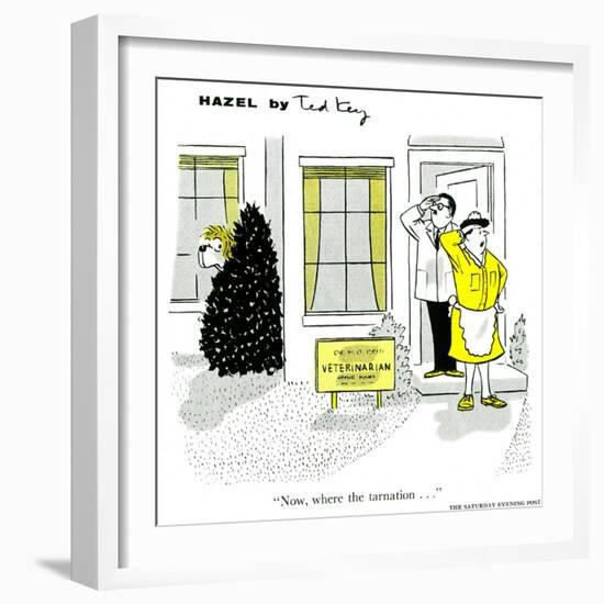 Hazel Cartoon-Ted Key-Framed Giclee Print