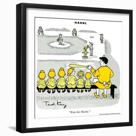 Hazel Cartoon-Ted Key-Framed Giclee Print