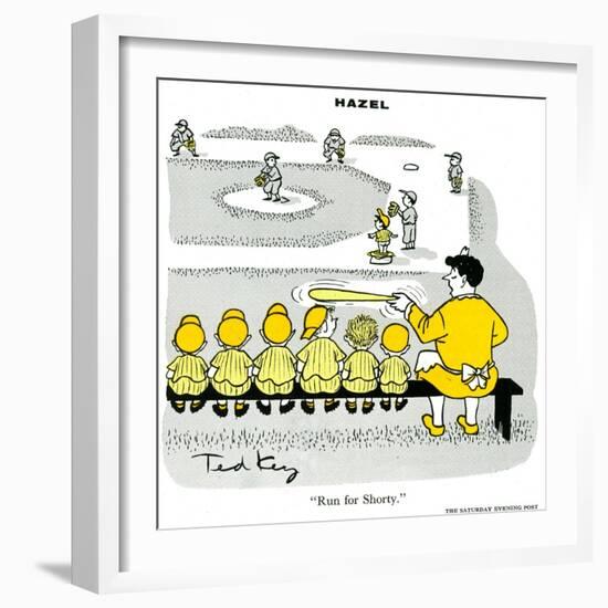 Hazel Cartoon-Ted Key-Framed Giclee Print