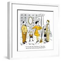 Hazel Cartoon-Ted Key-Framed Giclee Print