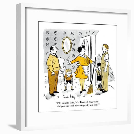 Hazel Cartoon-Ted Key-Framed Giclee Print