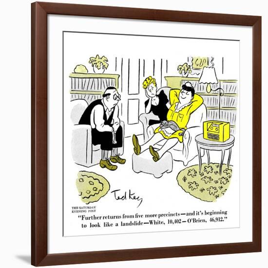 Hazel Cartoon-Ted Key-Framed Giclee Print