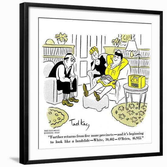 Hazel Cartoon-Ted Key-Framed Giclee Print