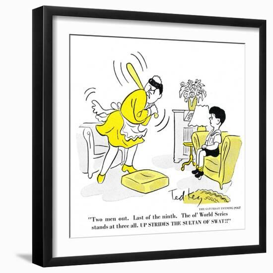 Hazel Cartoon-Ted Key-Framed Giclee Print