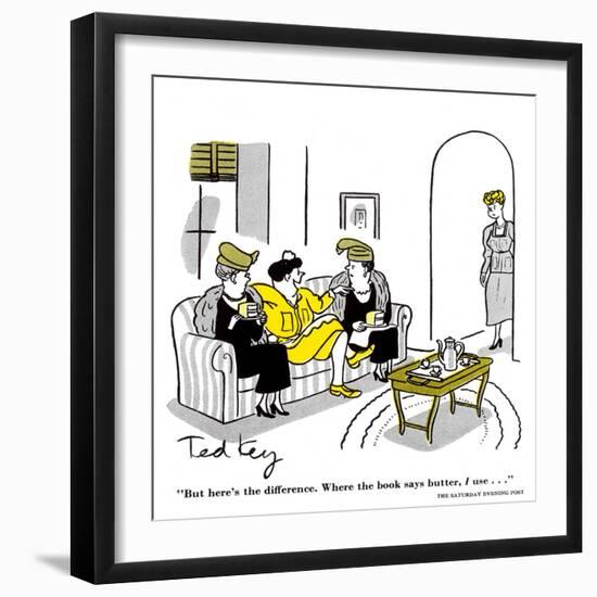 Hazel Cartoon-Ted Key-Framed Giclee Print