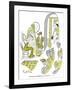 Hazel Cartoon-Ted Key-Framed Giclee Print