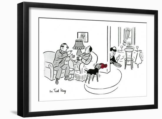 Hazel Cartoon-Ted Key-Framed Giclee Print