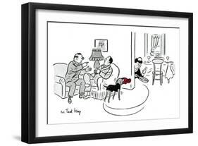 Hazel Cartoon-Ted Key-Framed Giclee Print