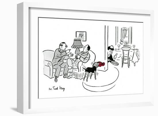 Hazel Cartoon-Ted Key-Framed Giclee Print