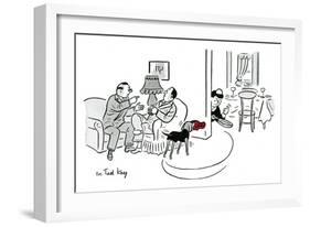 Hazel Cartoon-Ted Key-Framed Giclee Print