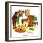 Hazel Cartoon-Ted Key-Framed Giclee Print