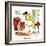 Hazel Cartoon-Ted Key-Framed Giclee Print