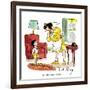 Hazel Cartoon-Ted Key-Framed Giclee Print