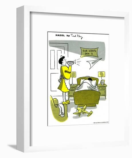 Hazel Cartoon-Ted Key-Framed Giclee Print