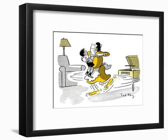 Hazel Cartoon-Ted Key-Framed Giclee Print