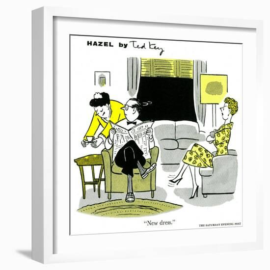 Hazel Cartoon-Ted Key-Framed Giclee Print