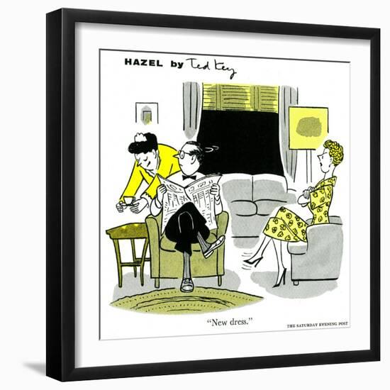 Hazel Cartoon-Ted Key-Framed Giclee Print