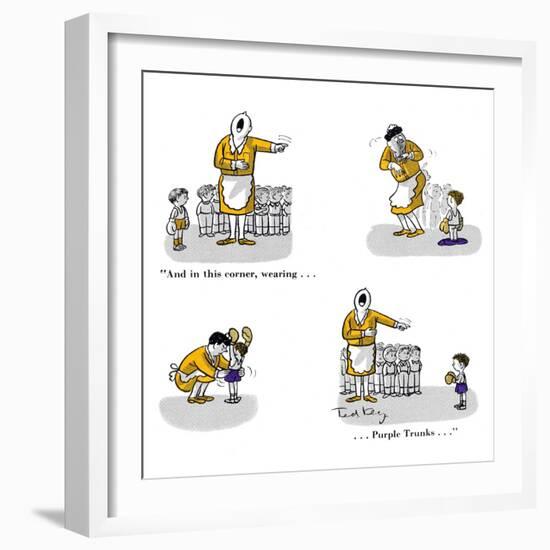 Hazel Cartoon-Ted Key-Framed Giclee Print