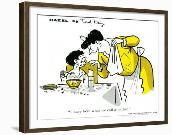 Hazel Cartoon-Ted Key-Framed Giclee Print