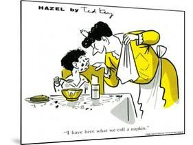 Hazel Cartoon-Ted Key-Mounted Giclee Print