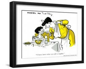 Hazel Cartoon-Ted Key-Framed Giclee Print