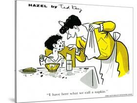 Hazel Cartoon-Ted Key-Stretched Canvas