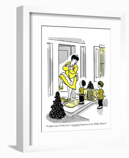 Hazel Cartoon-Ted Key-Framed Premium Giclee Print