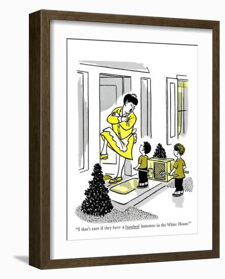 Hazel Cartoon-Ted Key-Framed Giclee Print